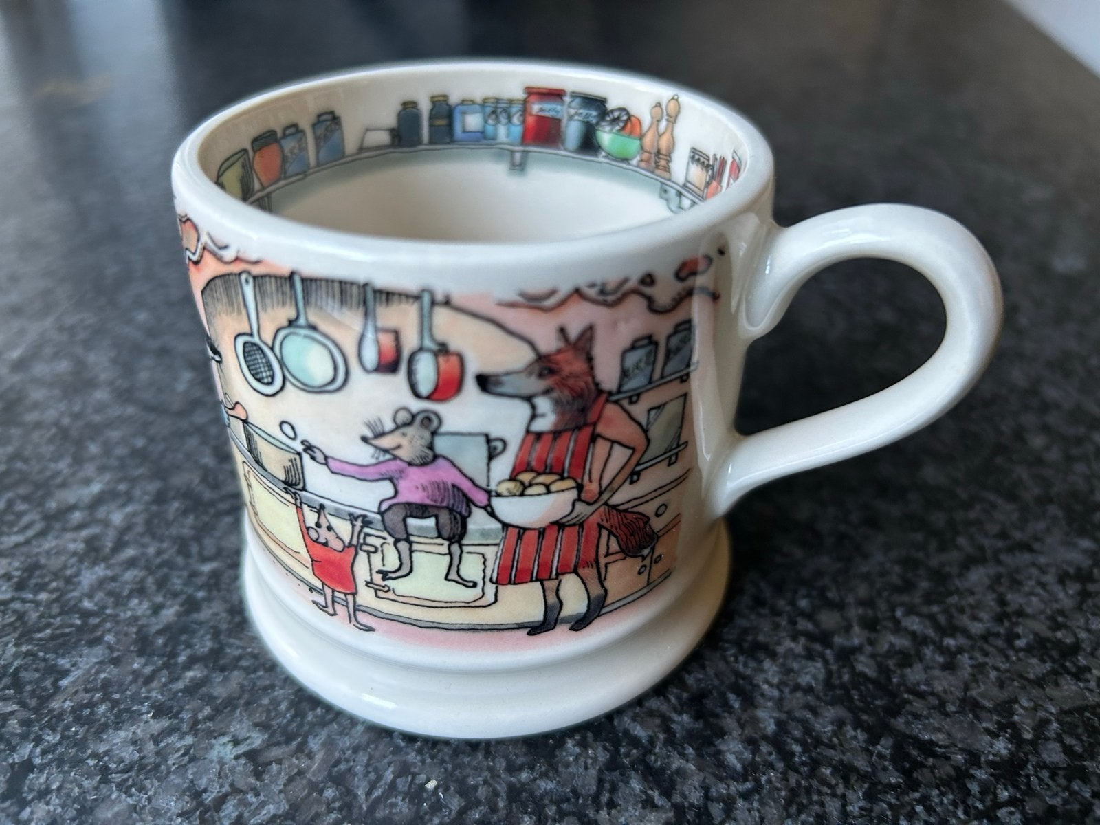 Emma Bridgewater kleine mok -, Zo goed als nieuw, Emma Bridgewater, Aardewerk, Mok