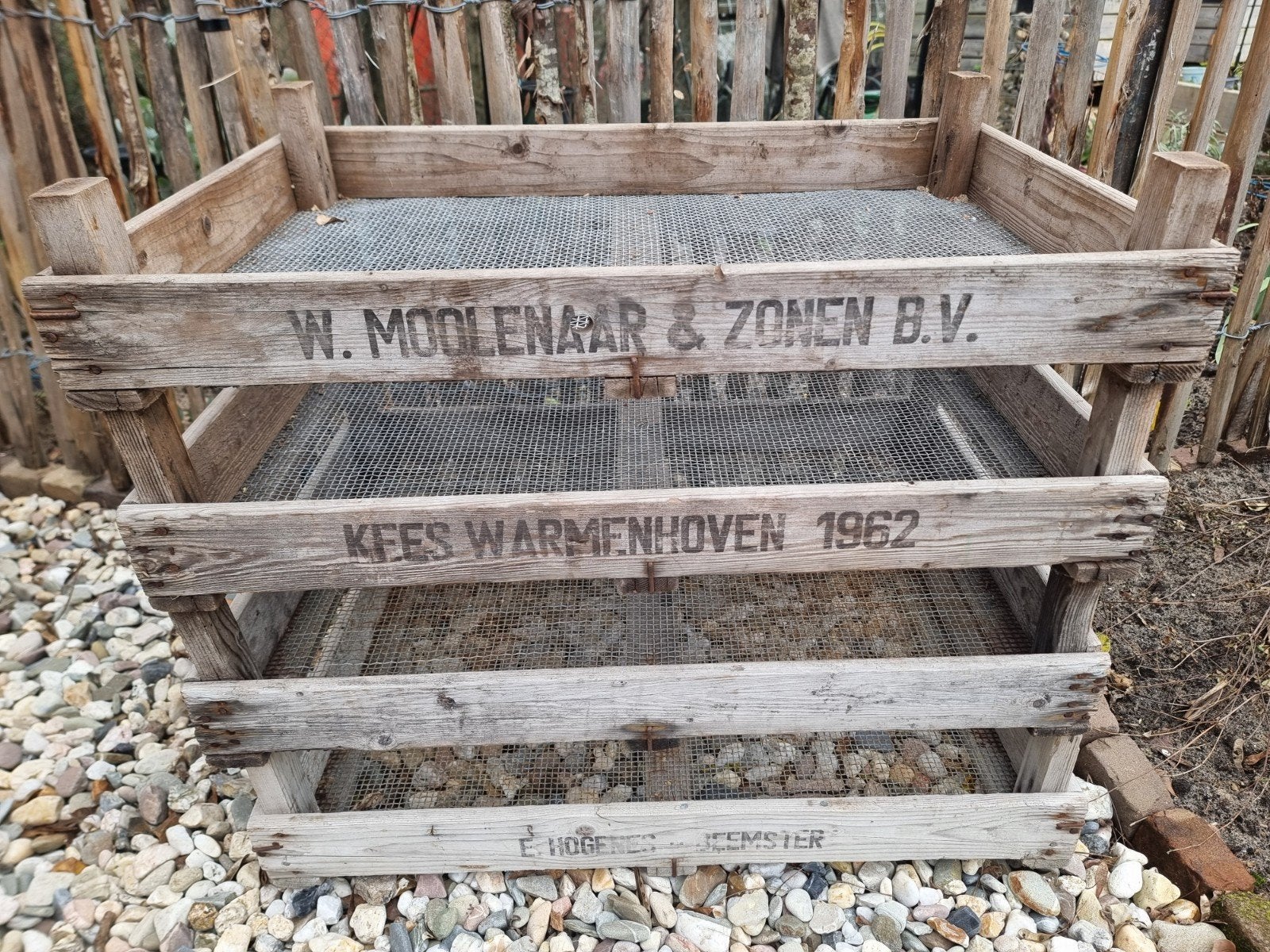 tulpen/aardappel kratten 4 stuks, Ophalen, Overige materialen, Gebruikt, Overige materialen