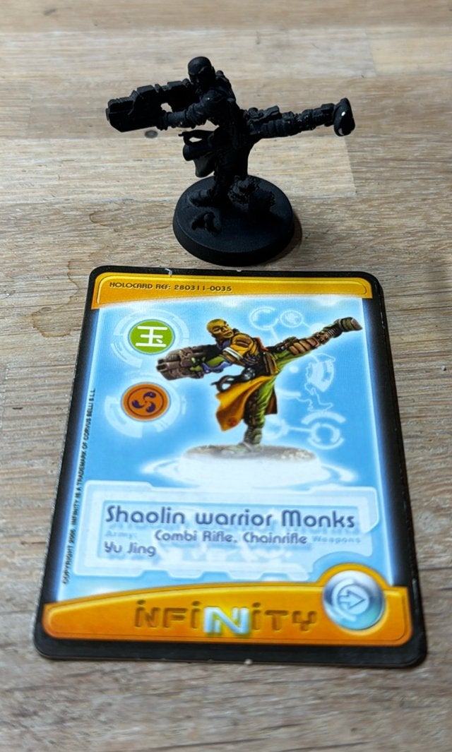Corvus Belli Infinity Shaolin Warrior Monks (metal), Ophalen of Verzenden, Zo goed als nieuw, Warhammer
