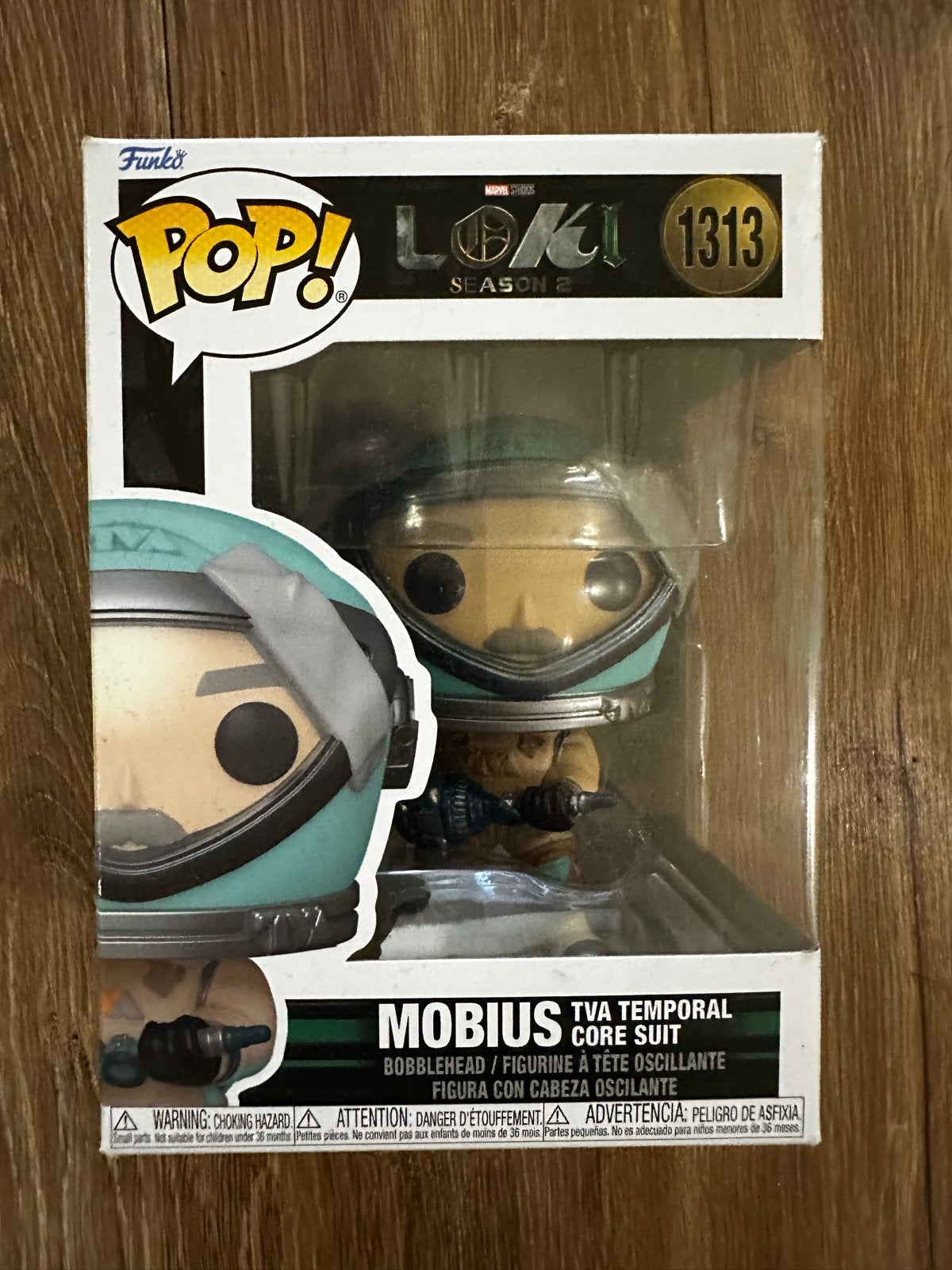 Funko Pop! Mobius TVA Temporal Core Suit #1313 Loki S2, Ophalen of Verzenden, Zo goed als nieuw
