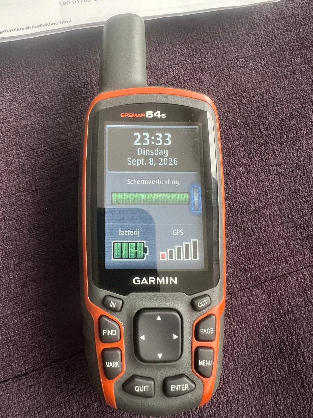 Garmin GPSMAP 64s - Zo goed als nieuw, Ophalen, Zo goed als nieuw