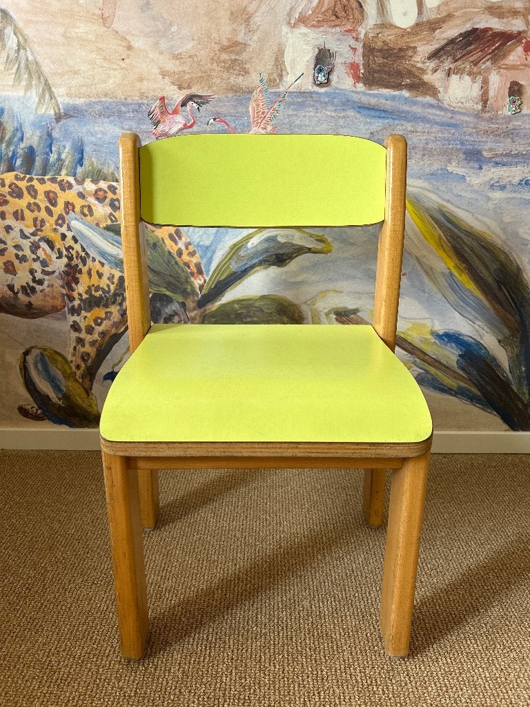 Groene kleuterstoel, Ophalen, Gebruikt, Stoel(en)