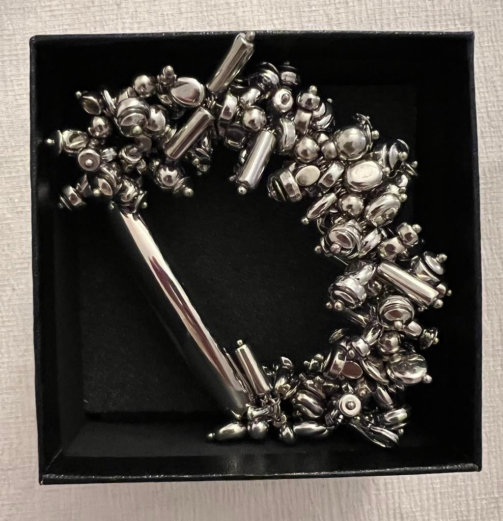 Dries Van Noten bracelet, Sieraden, Tassen en Uiterlijk, Armbanden, Ophalen of Verzenden, Zo goed als nieuw, Zilver