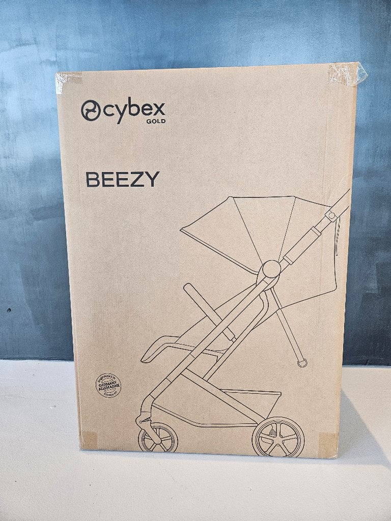 Cybex Beezy Buggy - Black Frame - Almond Beige, Ophalen of Verzenden, Nieuw, Verstelbare rugleuning