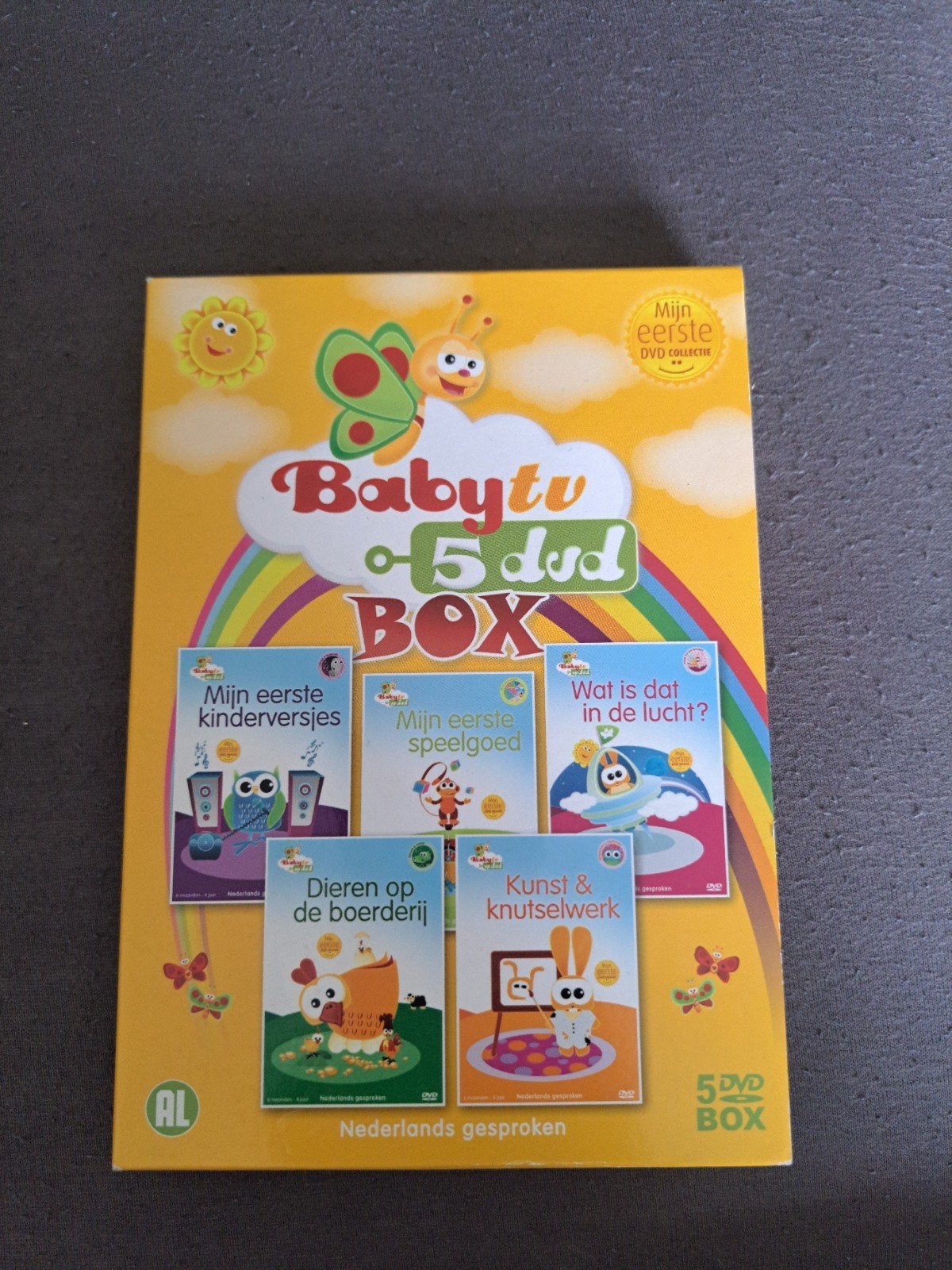 BabyTV - 5 dvd box ZGAN, Alle leeftijden, Ophalen, Zo goed als nieuw, Boxset