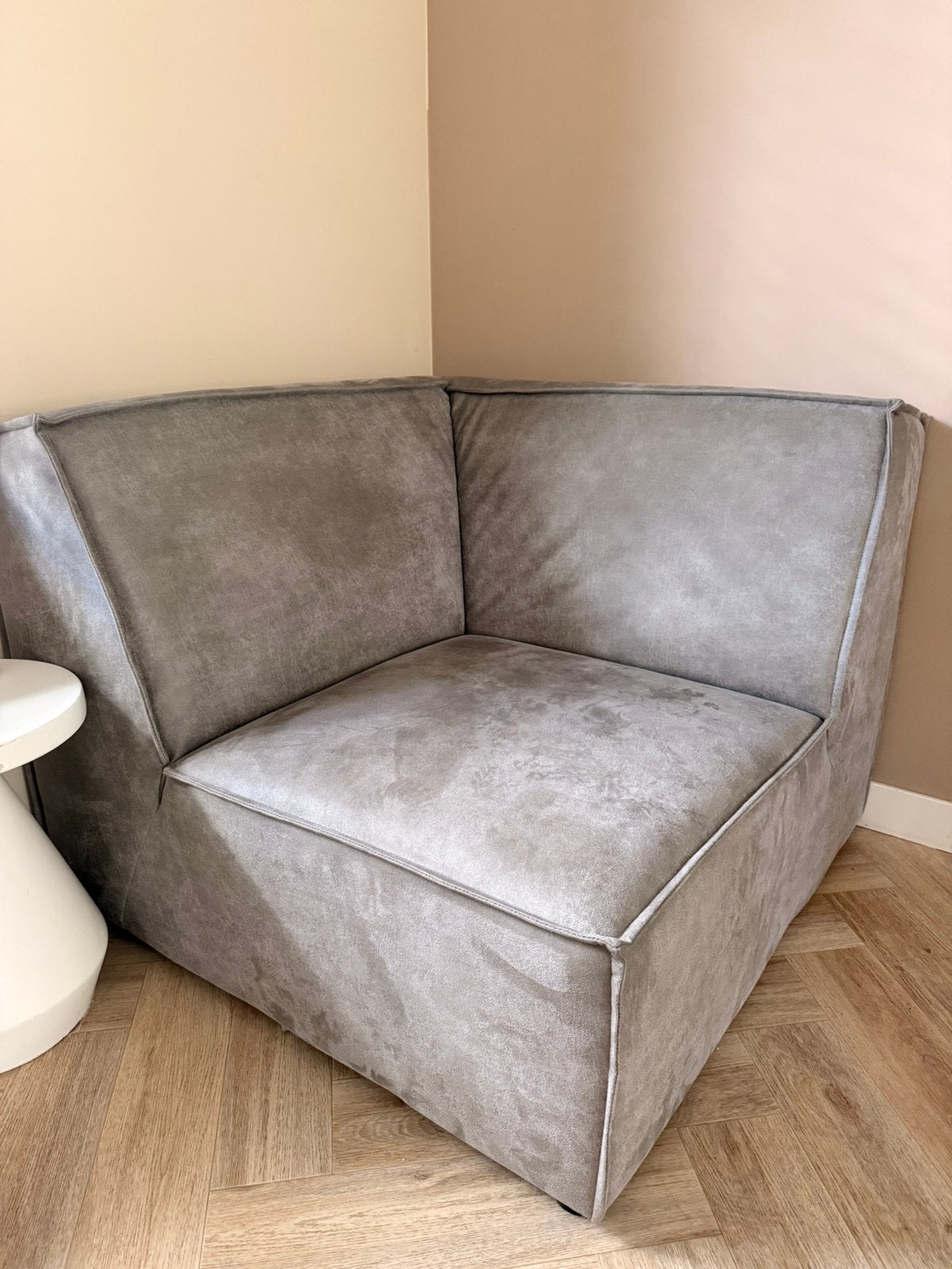 Hoekbank / stoel, Huis en Inrichting, Banken | Sofa's en Chaises Longues, Ophalen of Verzenden, Zo goed als nieuw, Eenpersoons
