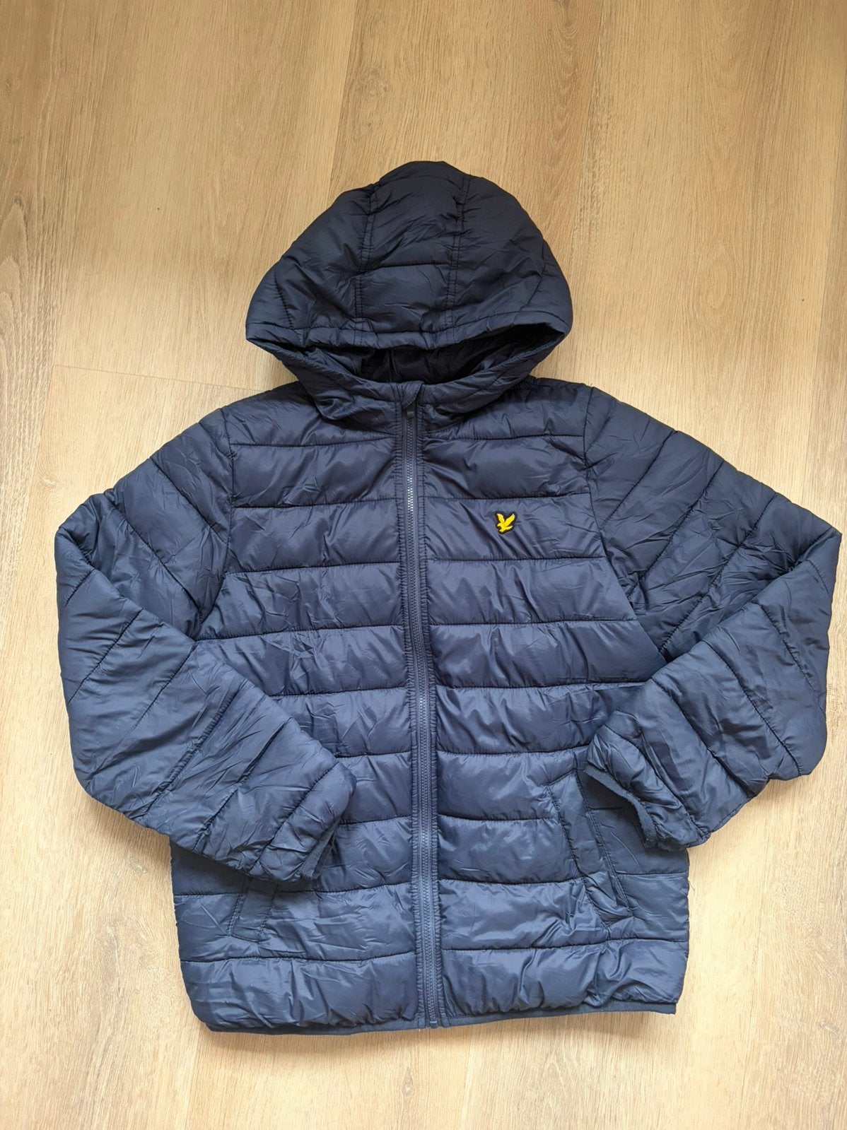 Lyle en scott jas maat 158 12-13 jaar donkerblauw, Ophalen of Verzenden, Zo goed als nieuw, Jongen, Jas