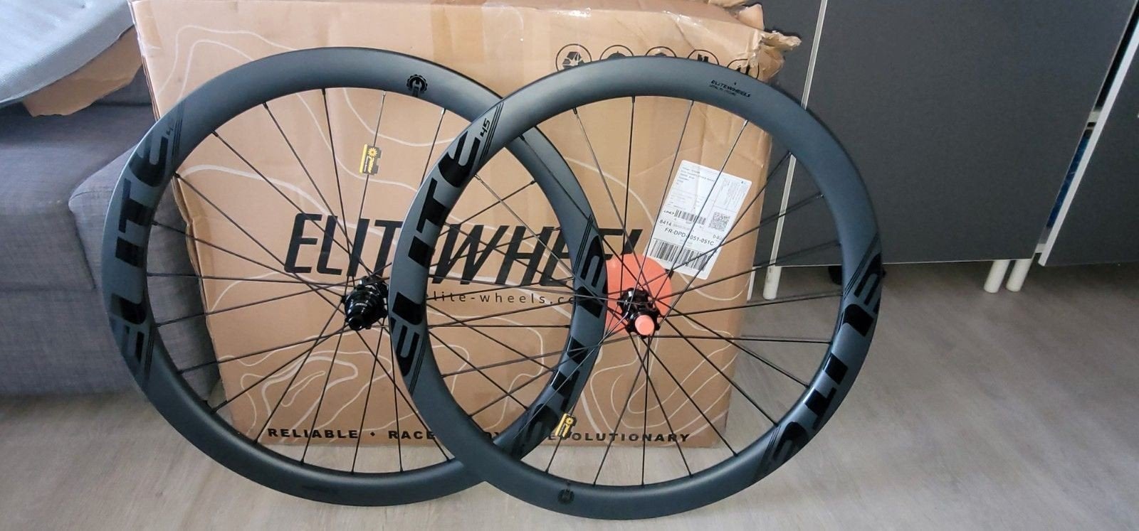 Elite Carbon Wielset 45mm - Nieuw, Wiel, Nieuw, Ophalen of Verzenden, Elite