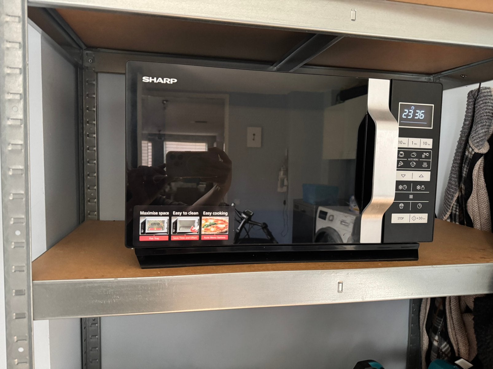 Sharp Combi Magnetron, Ophalen, Zo goed als nieuw, Vrijstaand, Combimagnetron