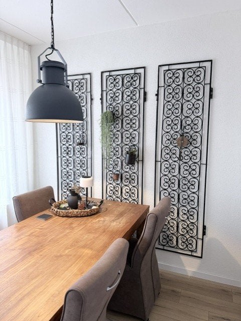 Metalen shutters, 3 stuks, Huis en Inrichting, Ophalen, Metaal, Gebruikt, 40 cm