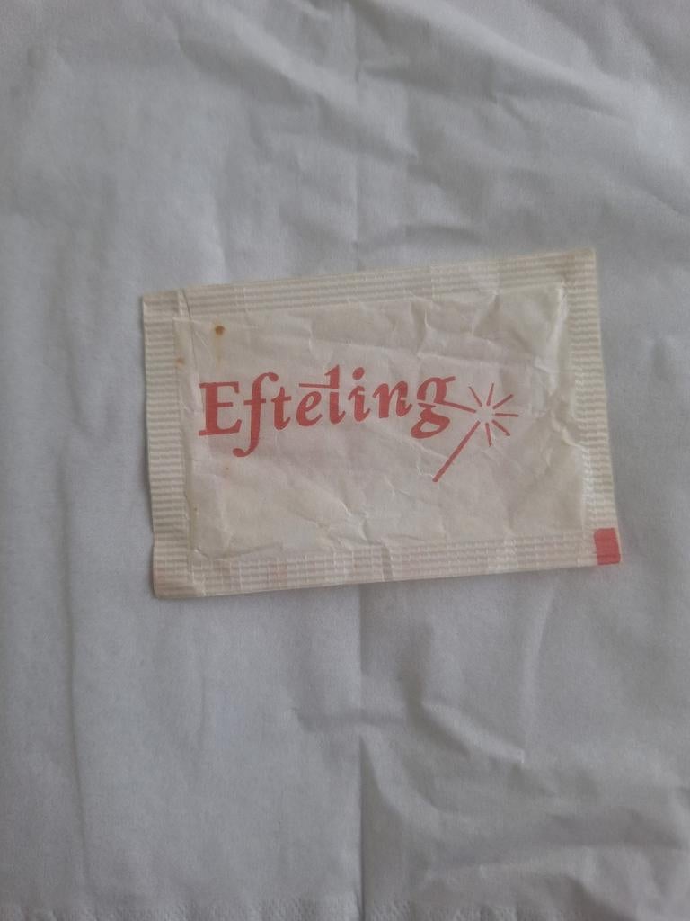 Efteling suikerzakje - Uniek verzamelobject, Ophalen of Verzenden