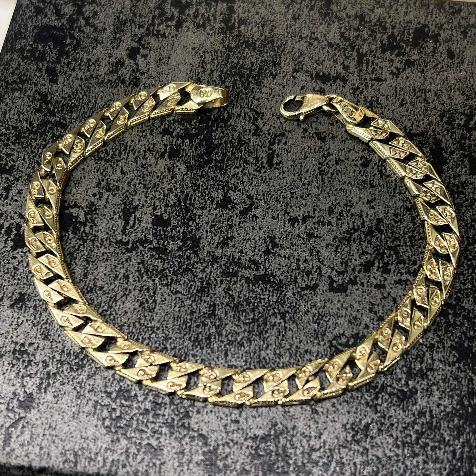 14k gouden armband massief cuban schakel gourmet, Ophalen of Verzenden, Nieuw, Goud