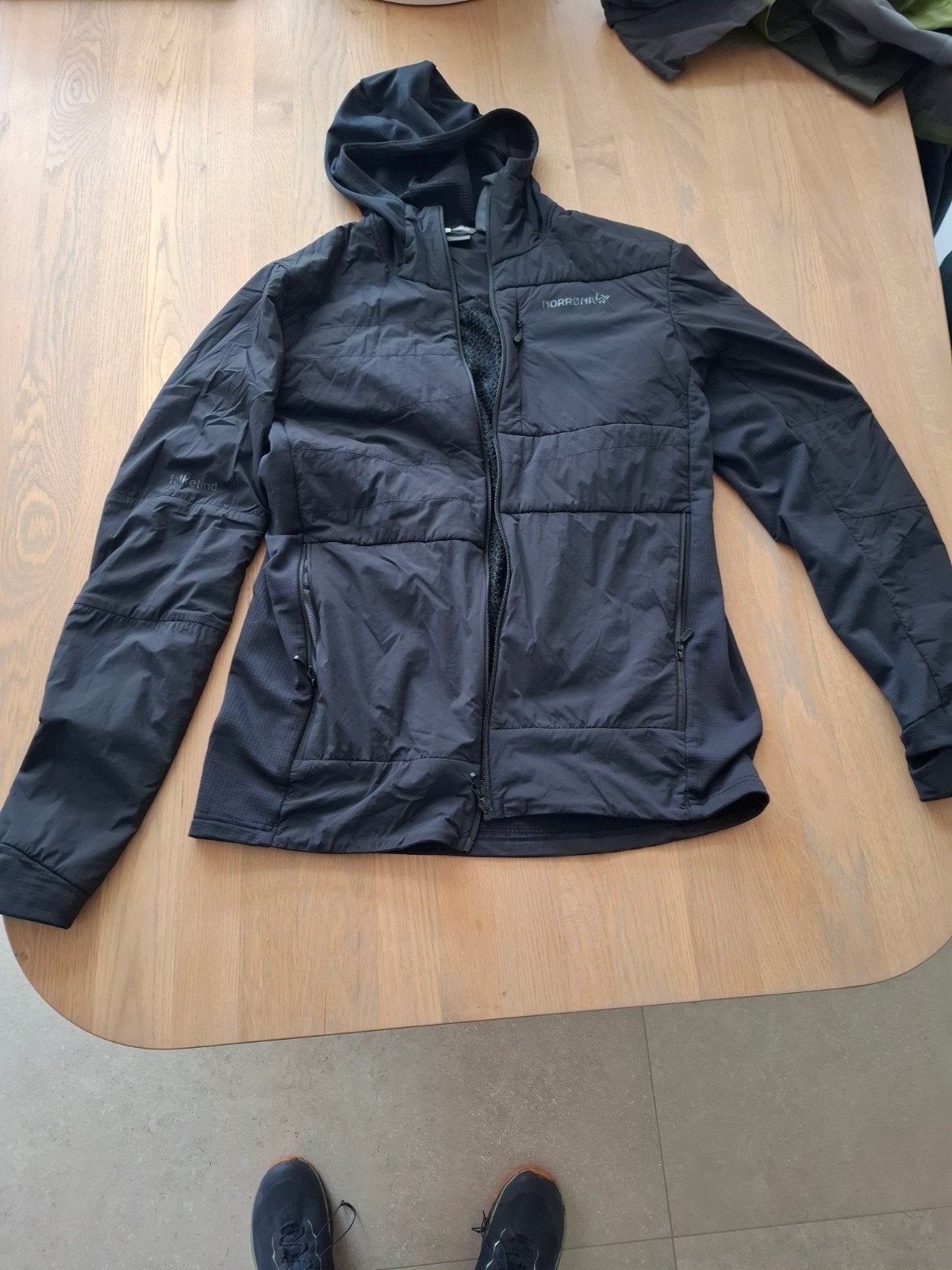 Norrøna Falketind Alpha90 Zip-Hood XL - Zo goed als nieuw, Ophalen of Verzenden, Zo goed als nieuw, Maat 56/58 (XL), Norrona