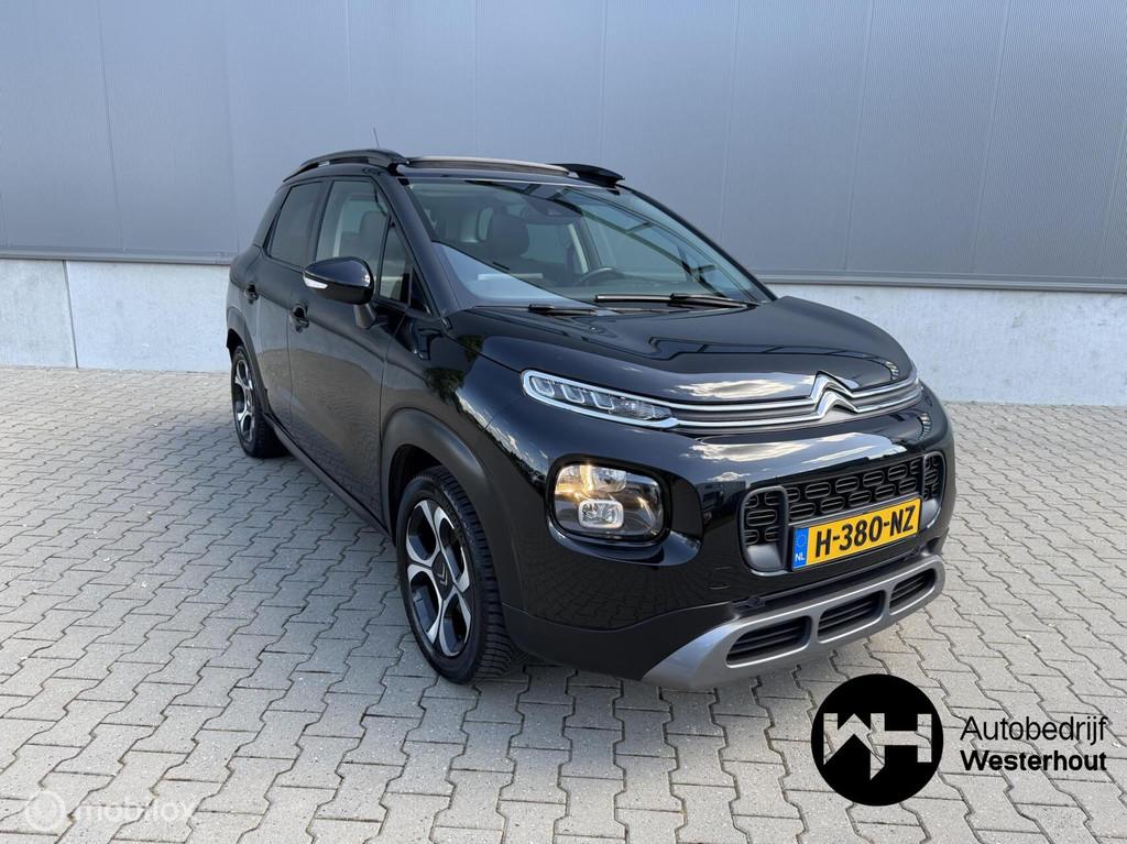 Citroen C3 Aircross 1.2 PureTech S&S Shine|PANO|NIEUWE APK|A, Auto's, 840 kg, Gebruikt, Euro 6, Zwart