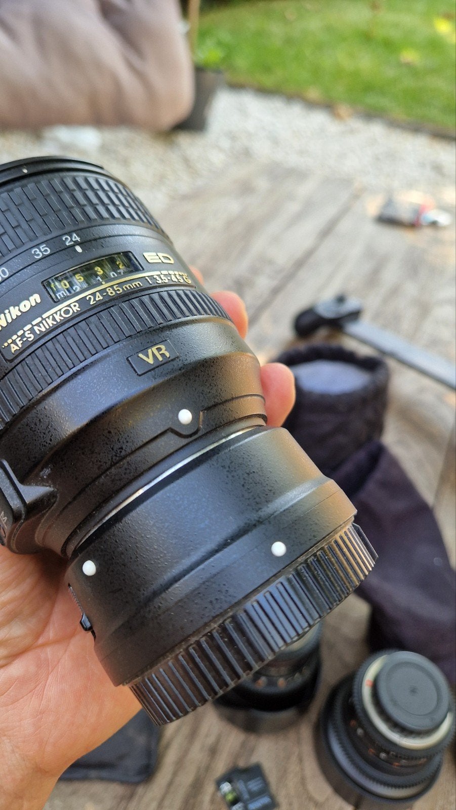 Nikon AF-S NIKKOR 24-85mm f/3.5-4.5G ED VR + Z-adapter, Audio, Tv en Foto, Fotografie | Lenzen en Objectieven, Ophalen of Verzenden