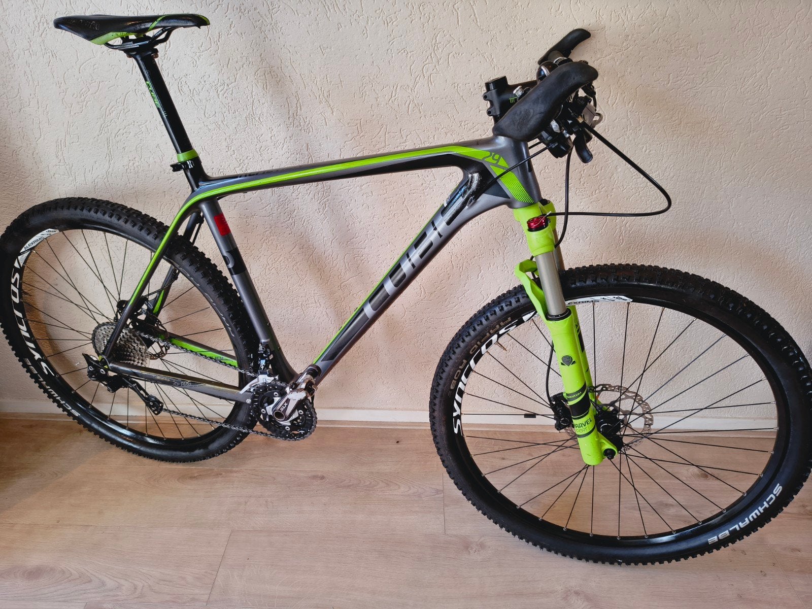 Cube Reaction Pro carbon luchtvering Shimano xt maat 23 inch, Fietsen en Brommers, Fietsen | Mountainbikes en ATB, Ophalen of Verzenden