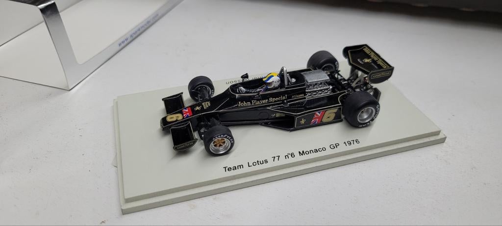 Spark Lotus 77 Monaco GP 1976 JPS G.Nillson, Ophalen of Verzenden, Zo goed als nieuw, Auto, Overige merken