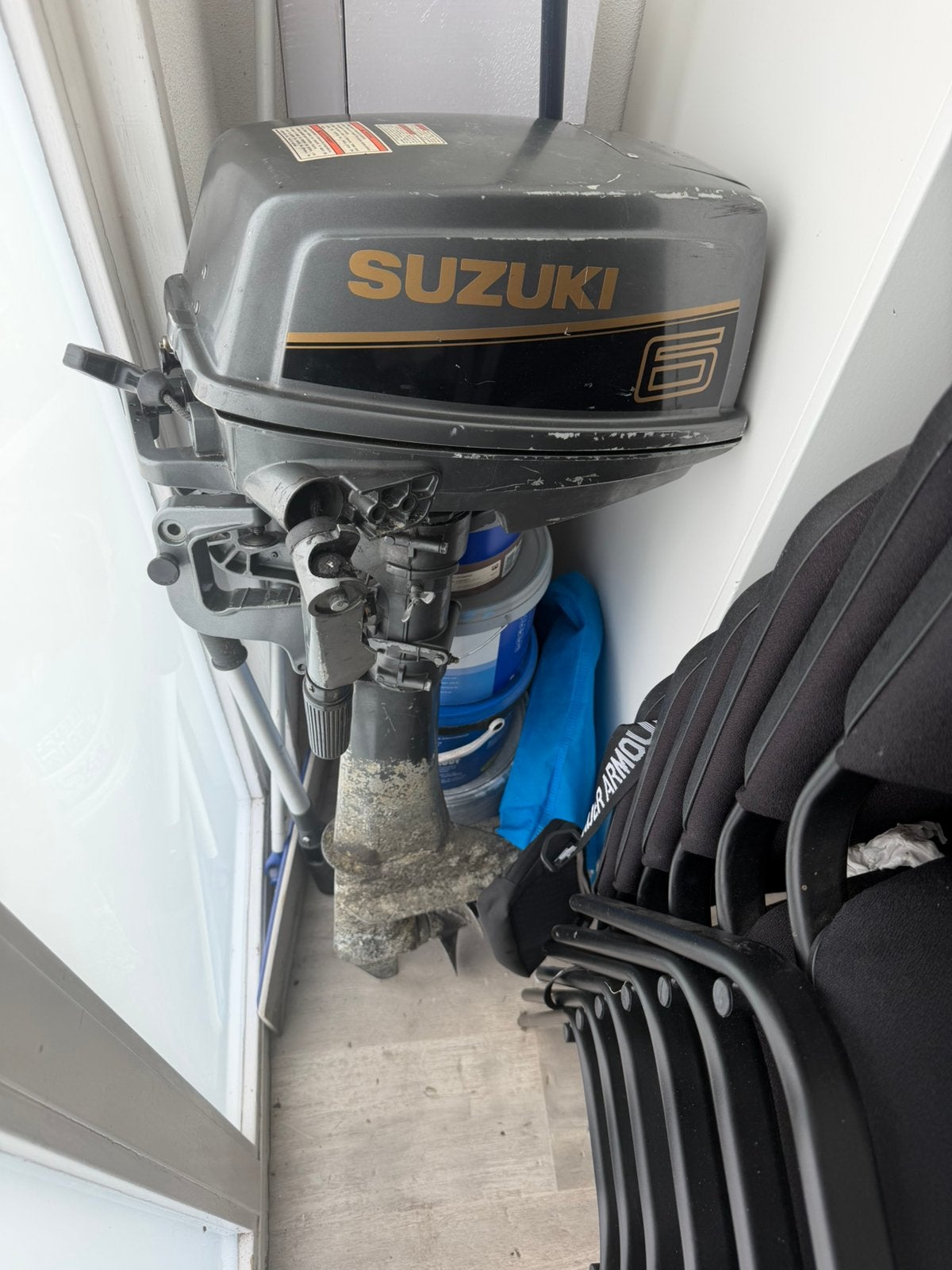 Suzuki 6pk 2 takt, Watersport en Boten, Ophalen of Verzenden, Zo goed als nieuw, Motor en Techniek, Motorboot