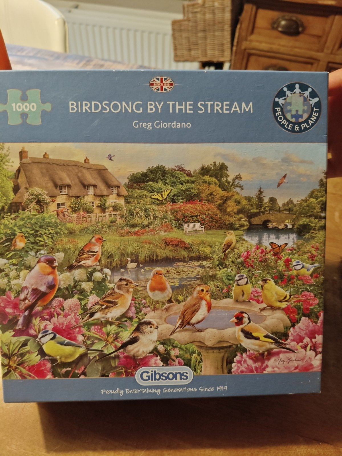 Gibsons, Birdsong by the stream, Ophalen of Verzenden, 500 t/m 1500 stukjes, Zo goed als nieuw, Legpuzzel