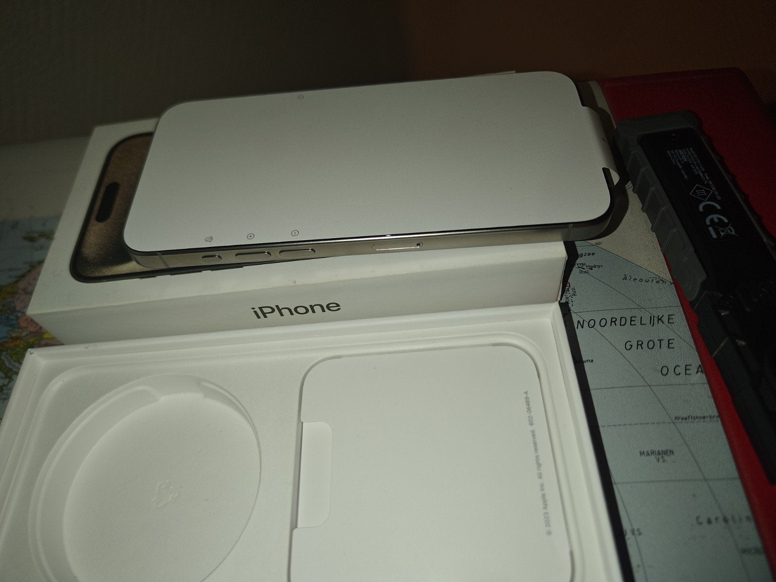 Iphone 15 Pro Max 512 NIEUW NOOIT AANGEZET, Telecommunicatie, Ophalen, 512 GB, Zwart, IPhone 15 Pro Max