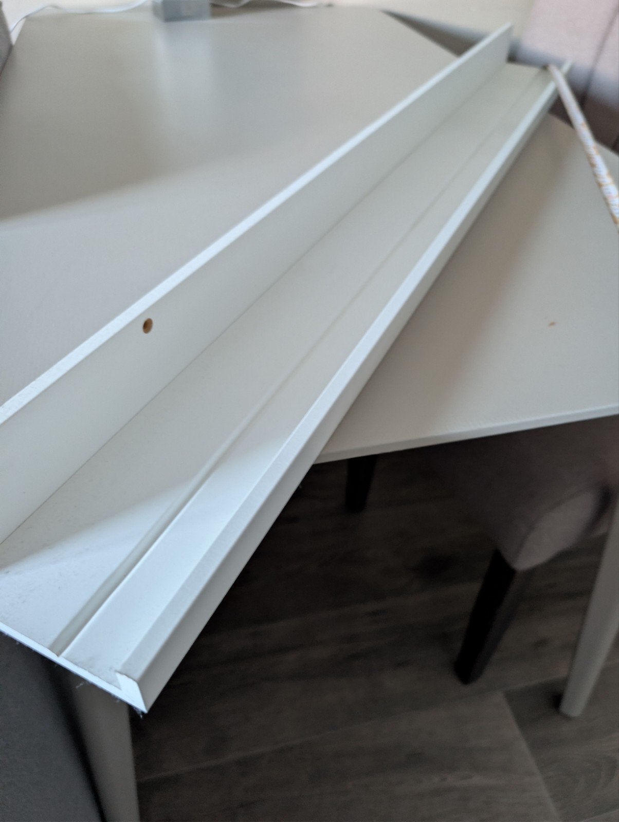 Witte wandplank / boekenplank (115 cm) ikea., Ophalen, Gebruikt