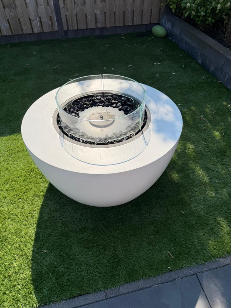 Pod 40 bio ethanol vuurtafel ecosmart, Tuin en Terras, Ophalen, Gebruikt
