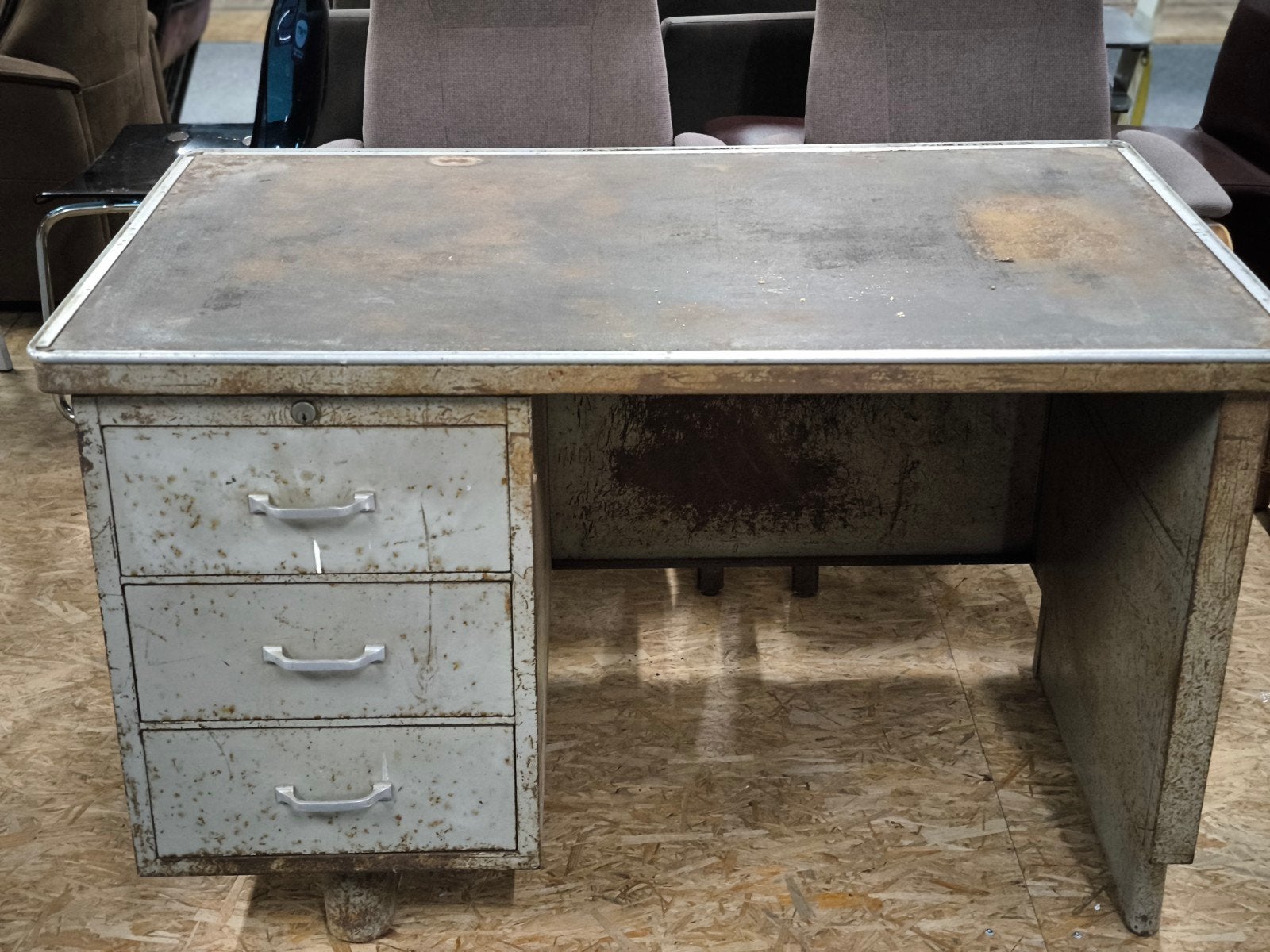 werkbank balie industriële kantoor bureau vintage stoer, Ophalen