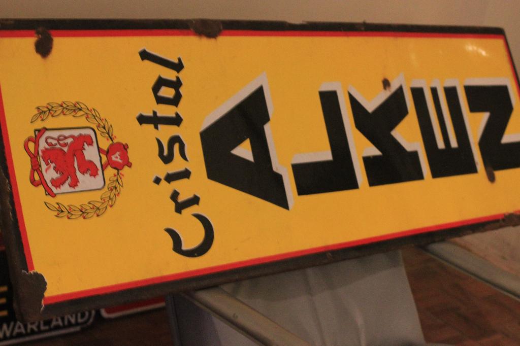 emaille bord christal alken foremail 1954, Antiek en Kunst, Ophalen of Verzenden