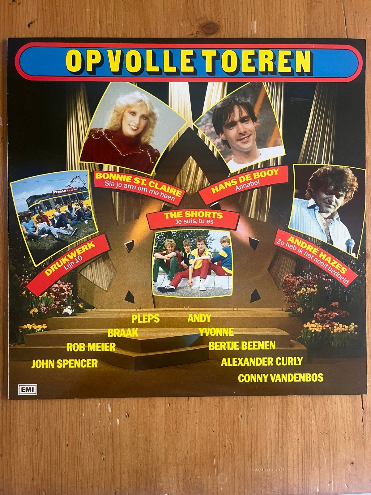 Op Volle Toeren - Verzamel LP met diverse artiesten, Cd's en Dvd's, Ophalen of Verzenden, Gebruikt, Pop, LP