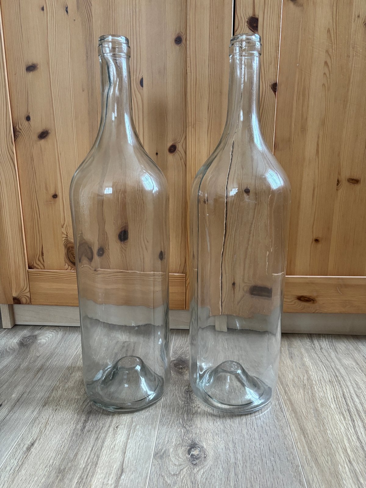 2 prachtige nieuwe grote vazen/flessen, Ophalen, Overige kleuren, 50 tot 75 cm, Nieuw