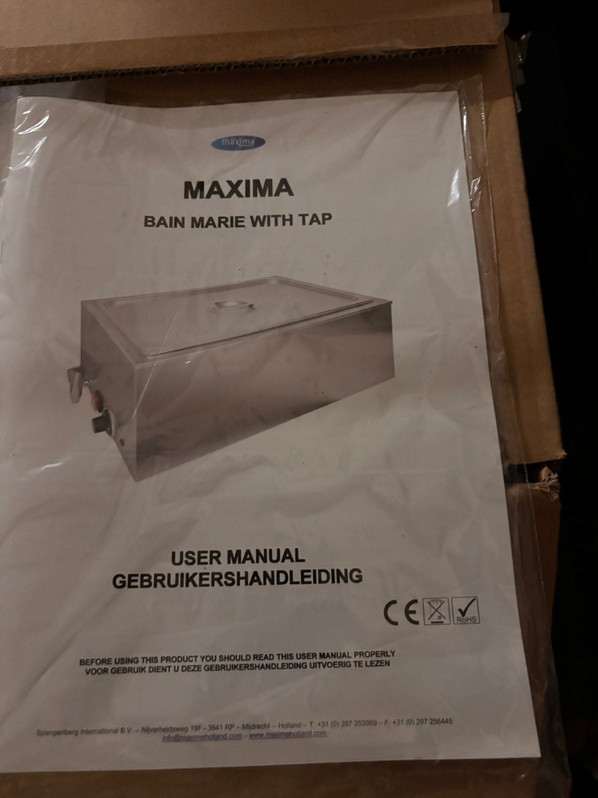 Bain marie, Ophalen