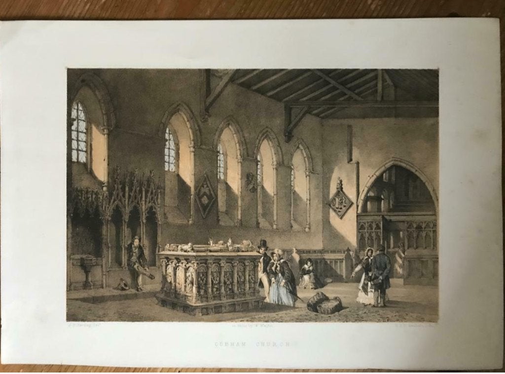 1843-1850 : 3 litho's uit Engeland - william walton - P0287, Ophalen of Verzenden, Ets, 1800 - 1899