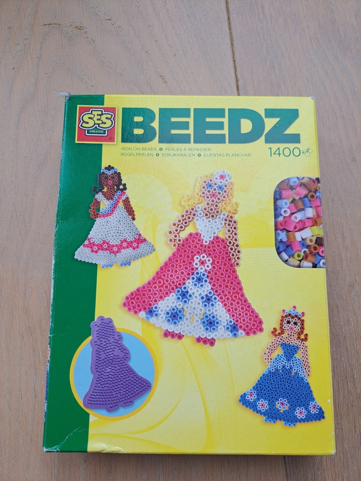 SES Beedz strijkkralen set prinses - Zonder kralen, Fantasie, Gebruikt, Ophalen of Verzenden, Kunststof