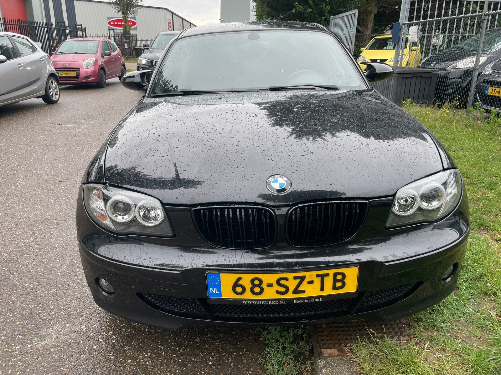 BMW 1-Serie 1.6 116I 2006 Zwart, Auto's, BMW, 1596 cc, Zwart, 4 cilinders, 635 kg