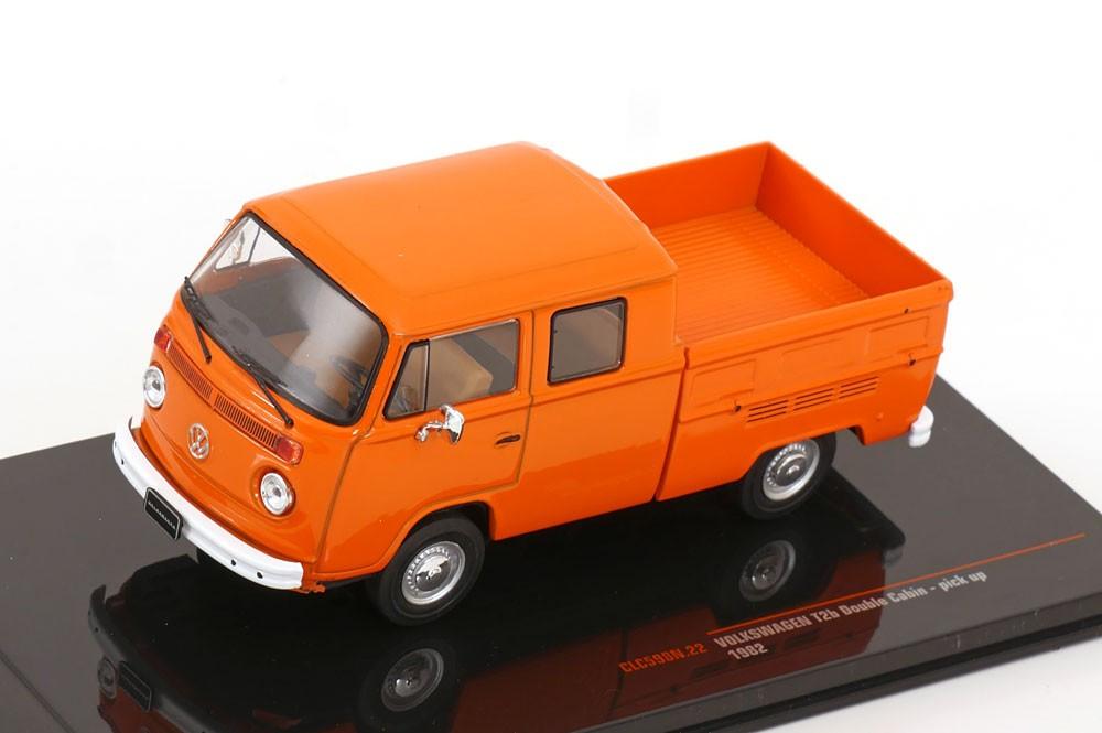 VW Volkswagen T2 Double Cabin Pick Up, 1/43, IXO, Hobby en Vrije tijd, Modelauto's | 1:43, Overige merken, Auto, ., IXO