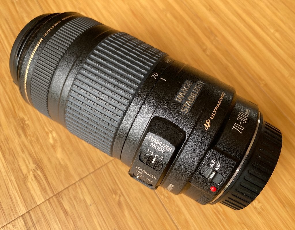 Canon EF 70-300 f/4 - 5.6 IS USM telezoomlens, als nieuw, Canon, Zo goed als nieuw, Macrofunctie, Canon EF