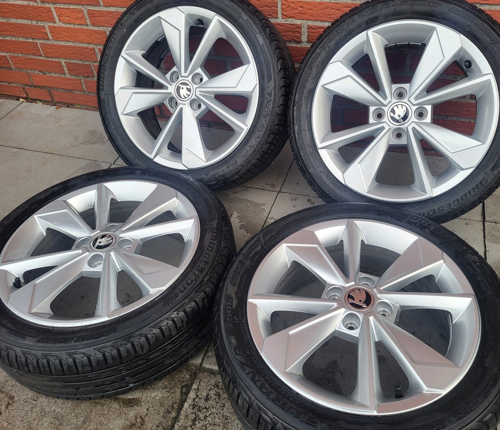 Originele Skoda Citigo velgen nieuw 185/50/16 inch Brigest, Auto-onderdelen, Banden en Velgen, 16 inch, Banden en Velgen, Nieuw