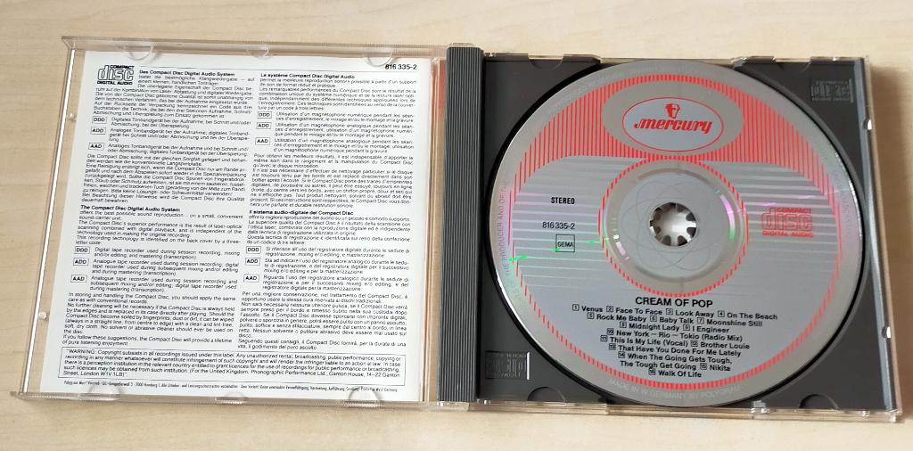Cream Of Pop CD 1986 16 Internationale Single Hits, Ophalen of Verzenden, Gebruikt, Pop