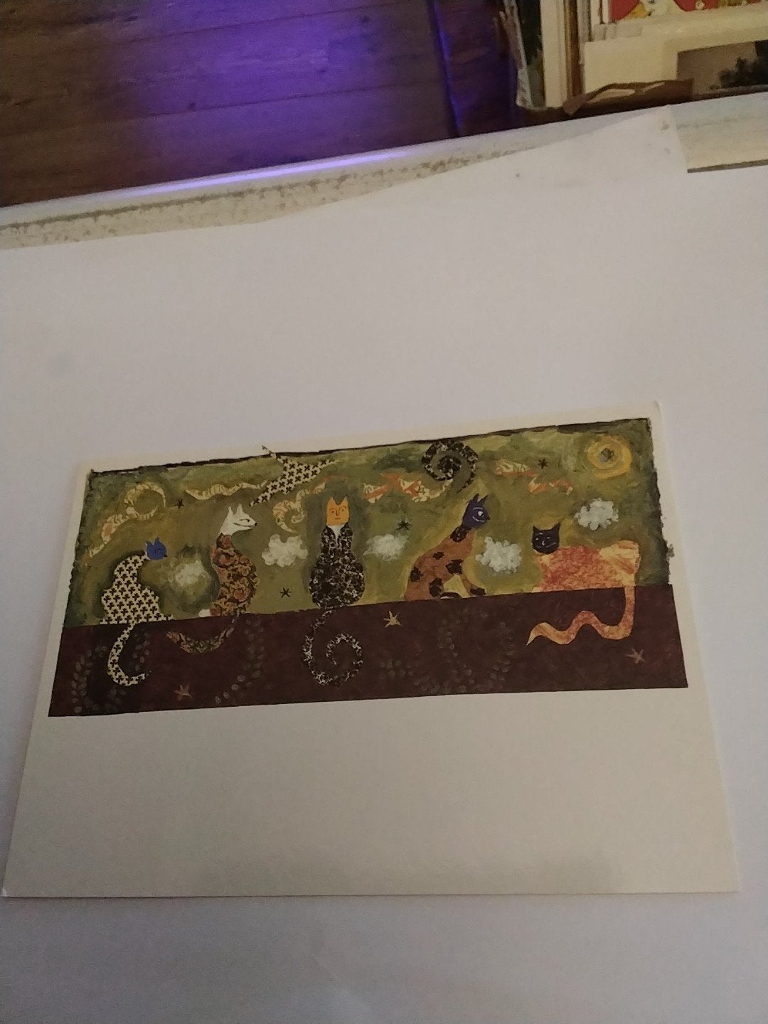Boomerang Supports Art Ansichtkaart - Katten, Ophalen of Verzenden, 1980 tot heden, Ongelopen