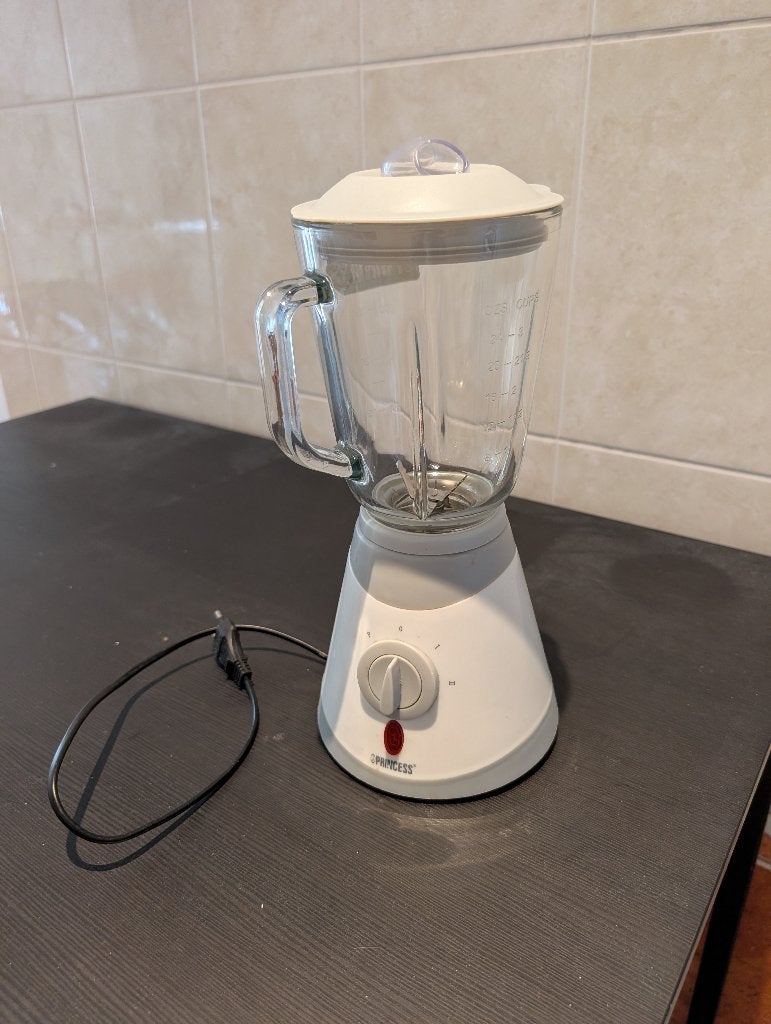Princess Blender met Glazen Kan - Wit, Ophalen, Gebruikt, Blender