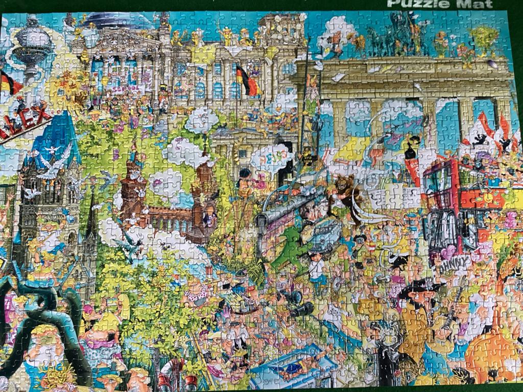 King Comic Collection Legpuzzel Berlijn 1000 stukjes, Hobby en Vrije tijd, Ophalen, 500 t/m 1500 stukjes, Zo goed als nieuw, Legpuzzel