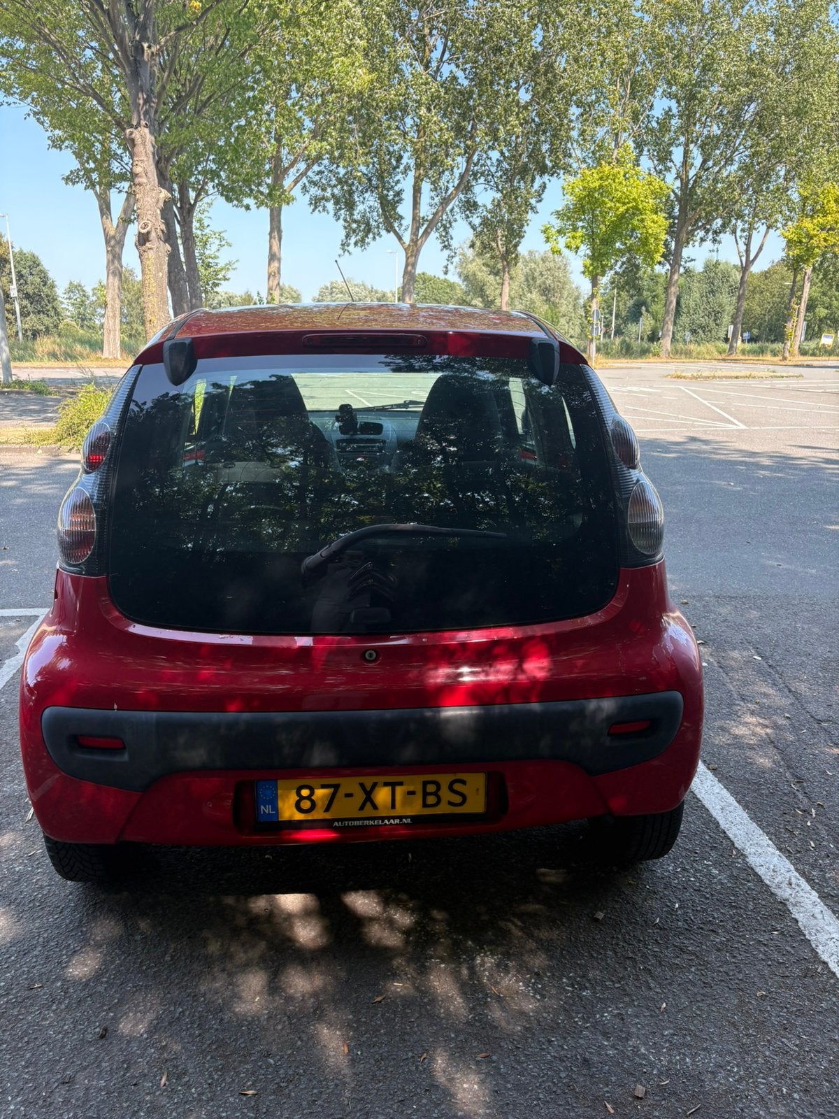Citroën C1 1.0 5-DRS 2007 Rood, Auto's, Citroën, Voorwielaandrijving, 4 stoelen, C1, 68 pk