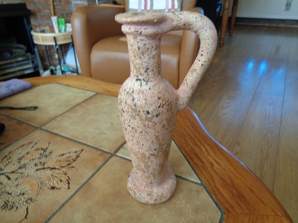 Mooi Bijzonder Zeldzaam Vaasje., Ophalen, Overige kleuren, Minder dan 50 cm, Glas