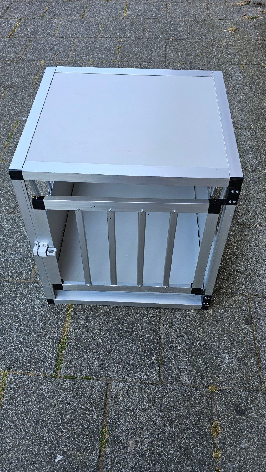 VidaXL Hondenbench met enkele deur 54x69x50 cm, Dieren en Toebehoren, Hondenbenches, Ophalen, Zo goed als nieuw