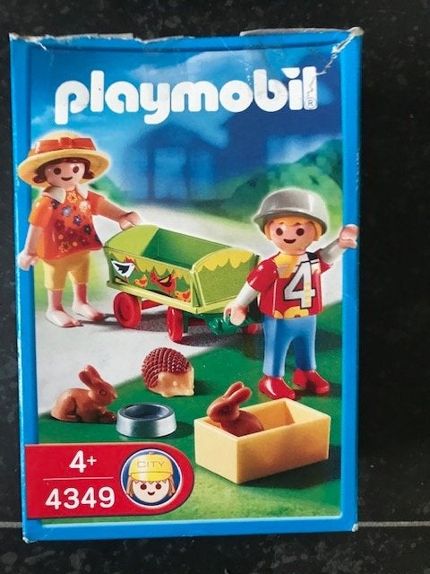 2 sets playmobil konijn/pony-paard ZGAN, Ophalen of Verzenden, Zo goed als nieuw, Complete set
