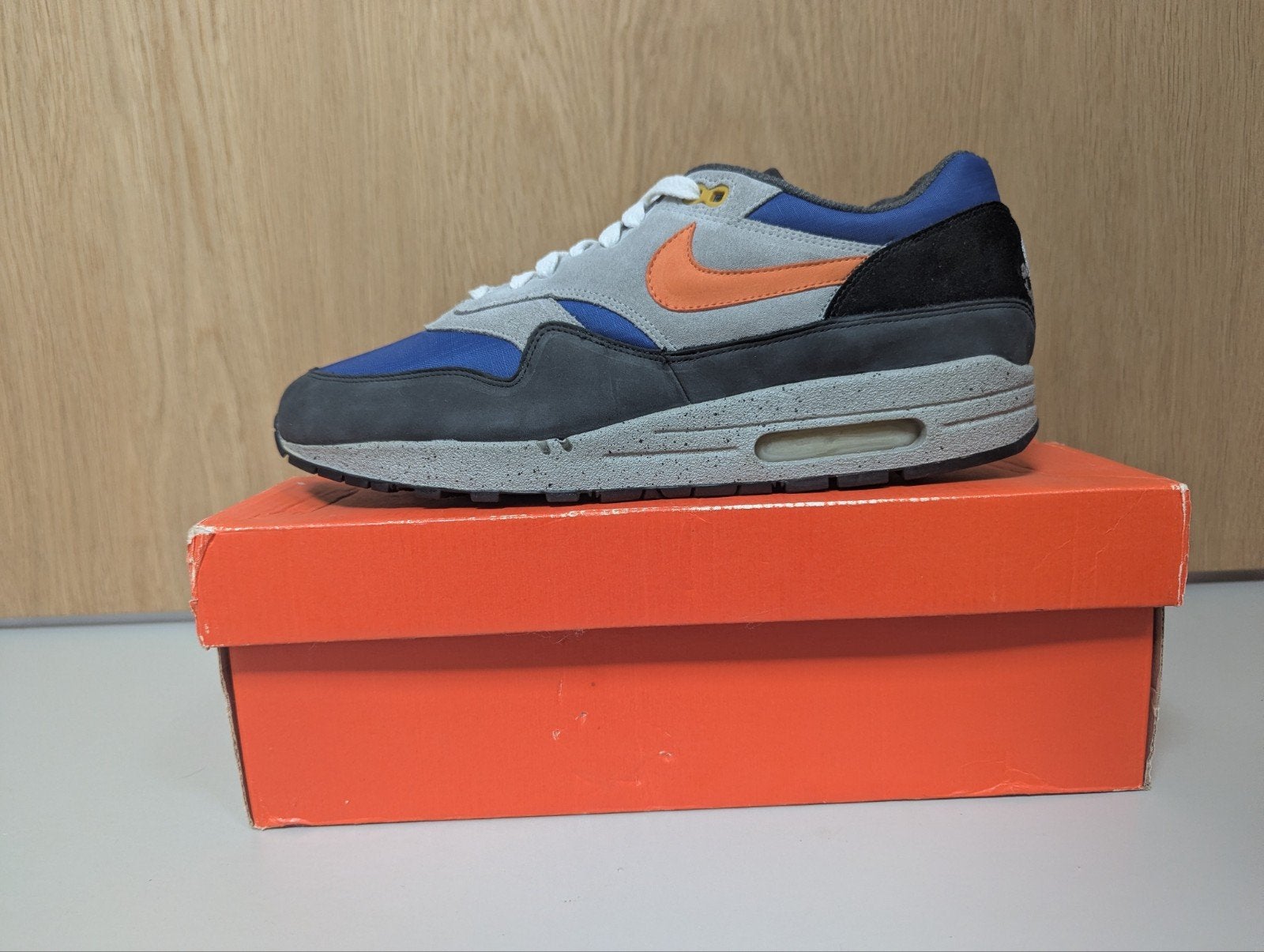 Nike Air Max 1 'Skull Pack' Royal (2007) - maat EU 45.5, Overige kleuren, Nike, Nieuw, Ophalen of Verzenden