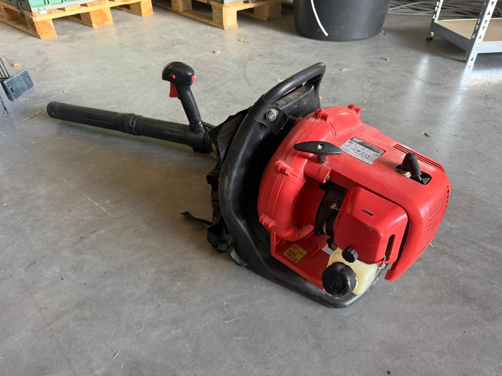 Top Garden Benzine Bladblazer - Krachtig en Betrouwbaar, Ophalen, Gebruikt, Benzine, Ruggedragen