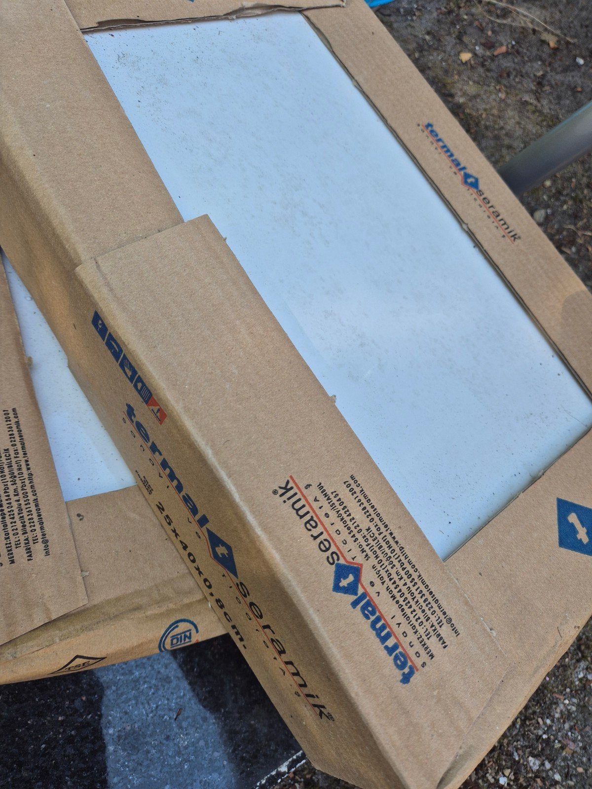 Nieuwe Termal Seramik wandtegels 25x40 cm, Ophalen, Nieuw, 20 tot 40 cm, Minder dan 5 m²