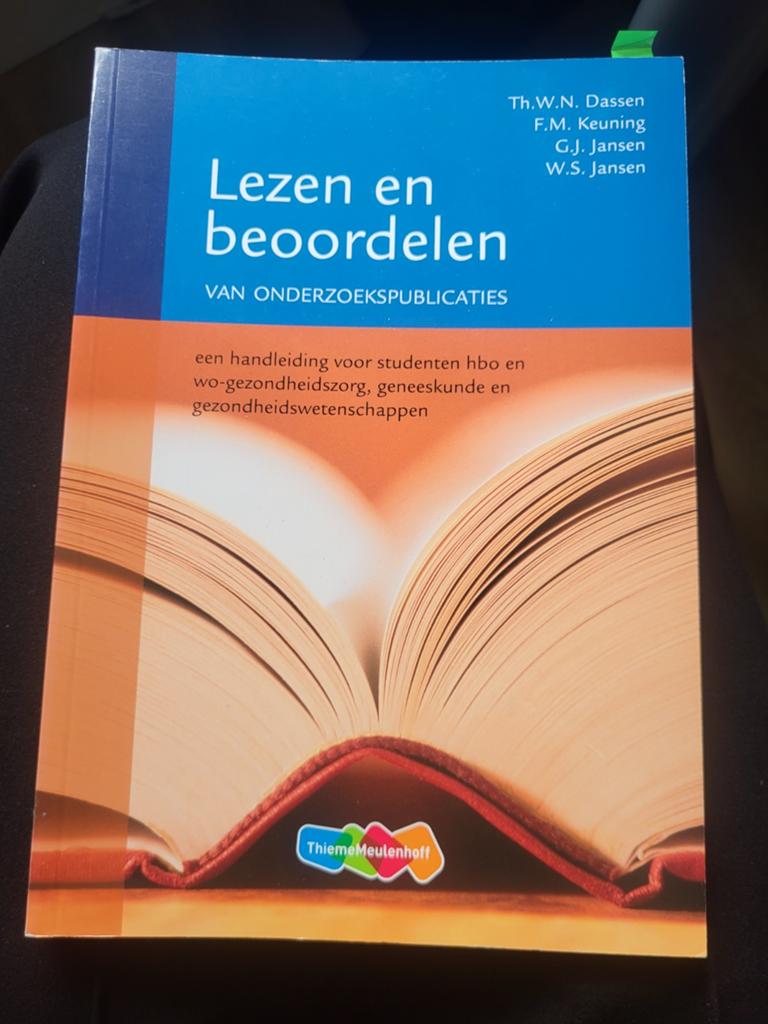 Lezen en beoordelen van onderzoekspublicaties, Th.W.N. Dassen; W.S. Jansen; F.M: Keuning; G.J: Jansen, Ophalen of Verzenden, Zo goed als nieuw