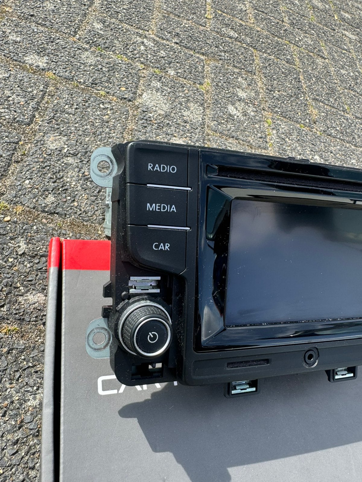 Originele autoradio volkswagen polo 2017, Ophalen, Gebruikt